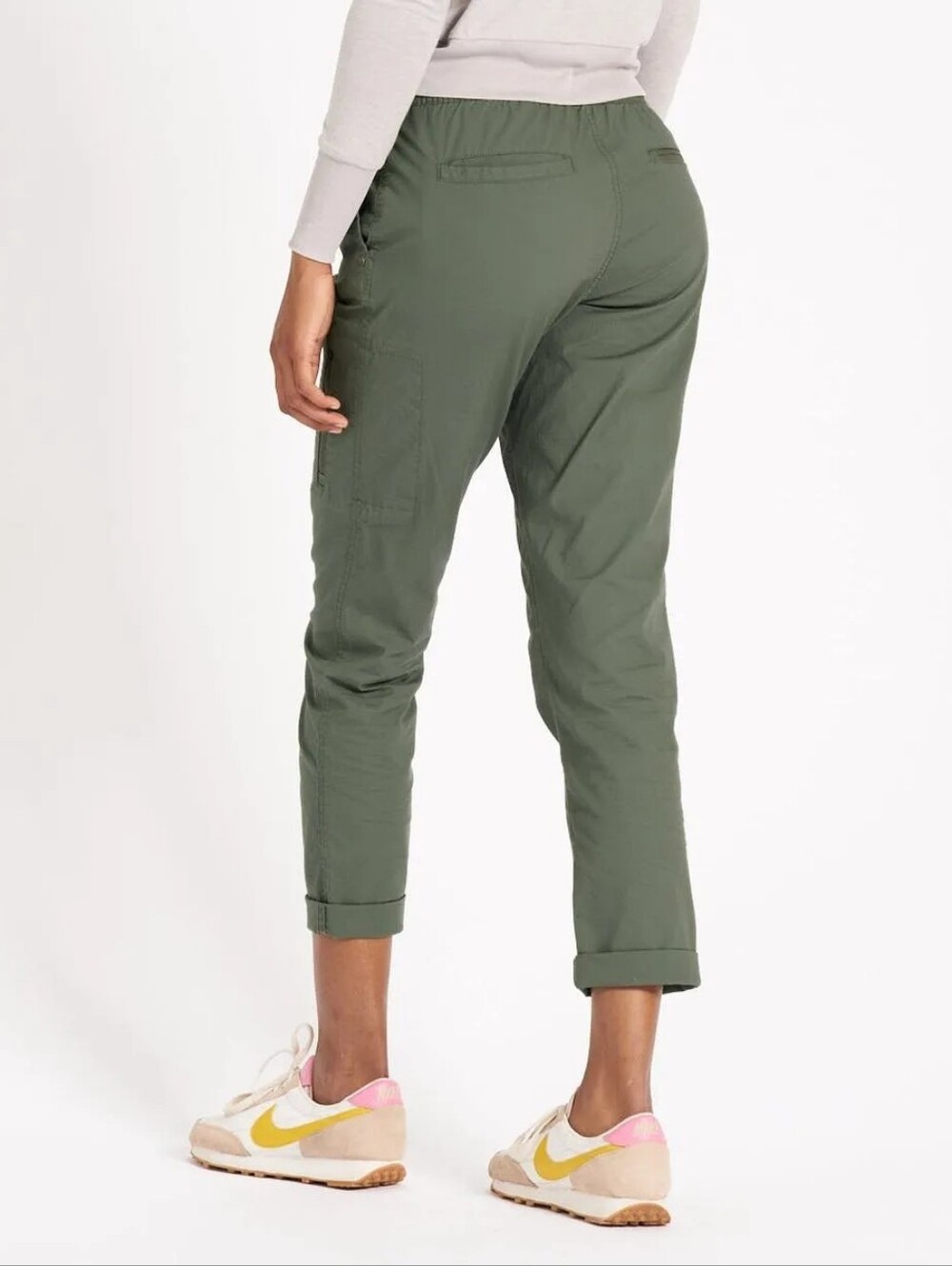 Vuori Women's Ripstop DuraTerra Pants In Olive Army Green XS